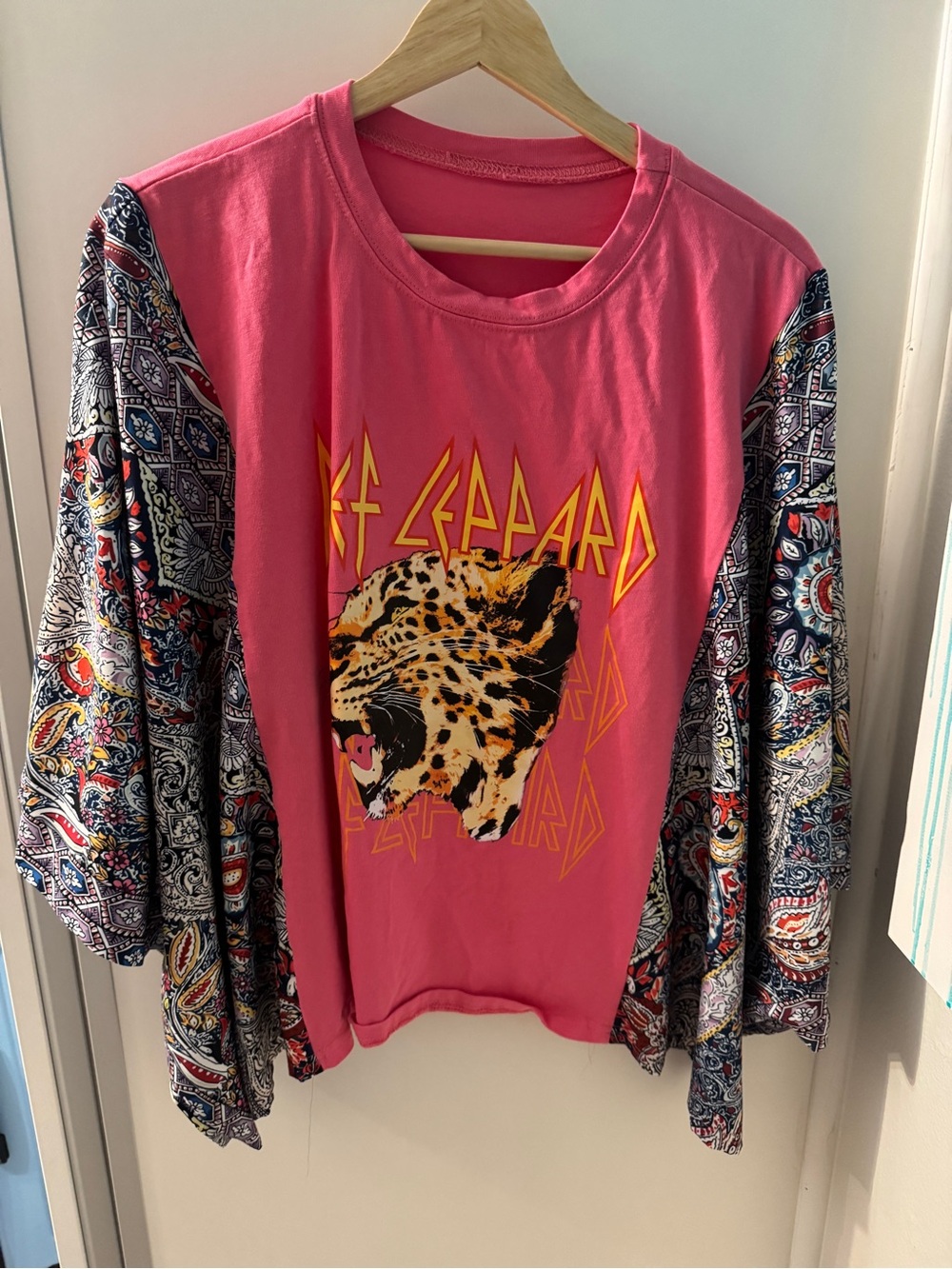 Pink Graphic Women’s Batwing Sleeve Tee